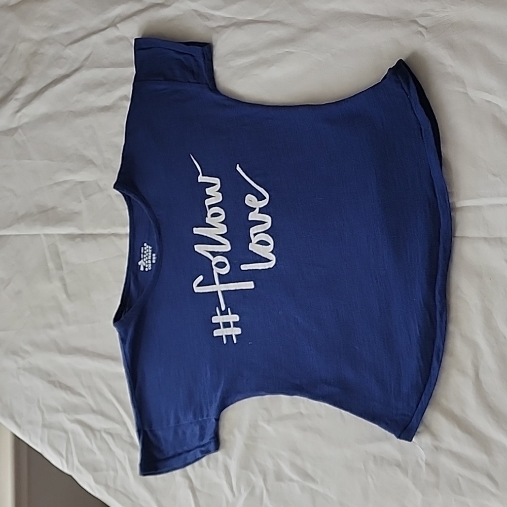 Girl's Old Navy Graphic T-shirt, Color Navy Blue,  Size M(8)